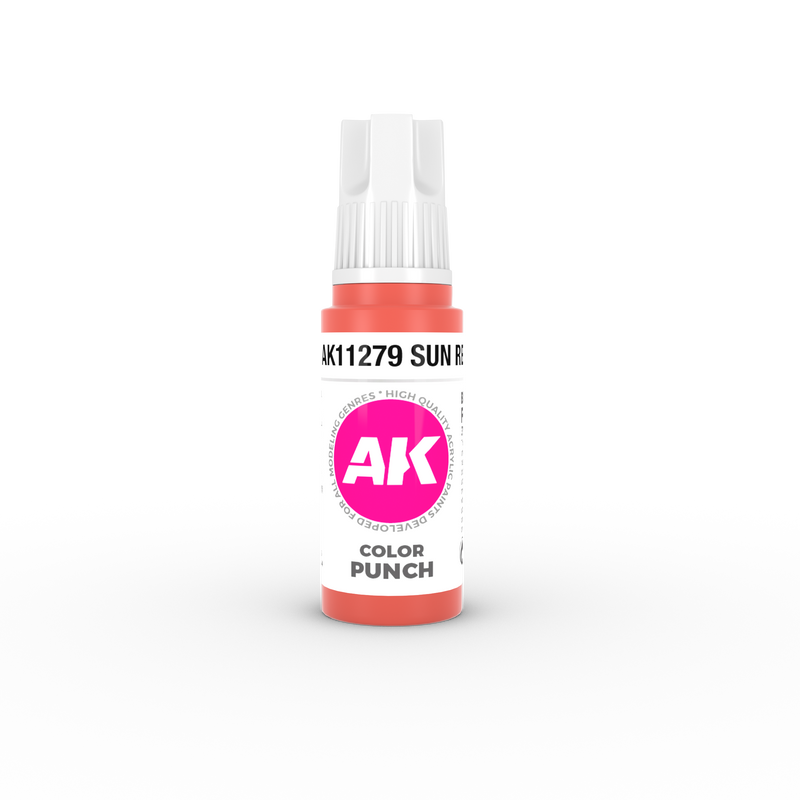 AK Interactive: Color Punch Sun Red Model Paints AK INTERACTIVE