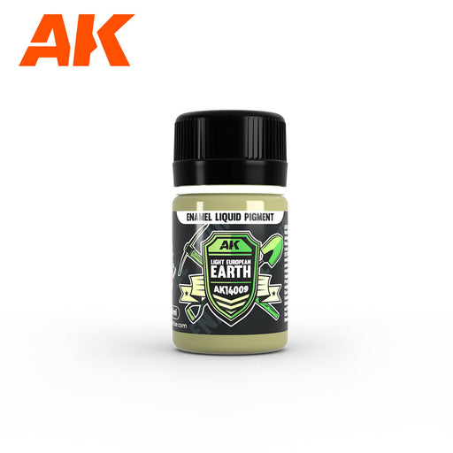AK Interactive: Enamel Liquid Pigment Light European Earth Basing Materials AK INTERACTIVE