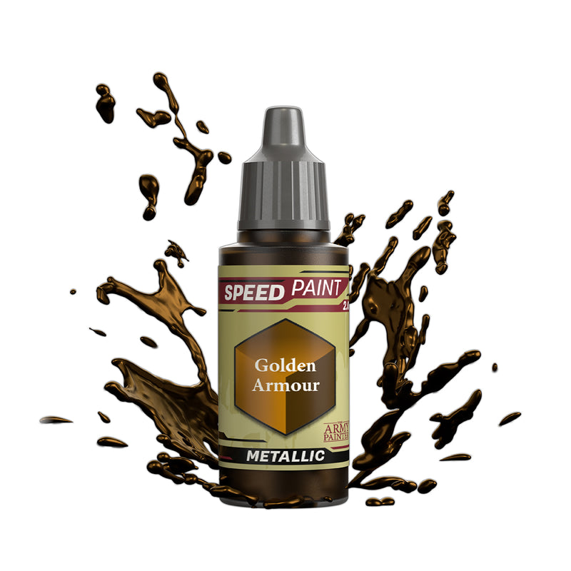 Army Painter Speedpaint 2.0: Golden Armour Metallic Model Paints Army Painter