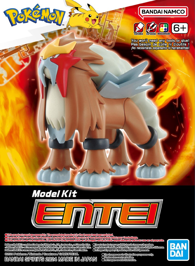 Bandai Spirits: Pokémon Model Kit - Entei Toys & Plushes Bandai   