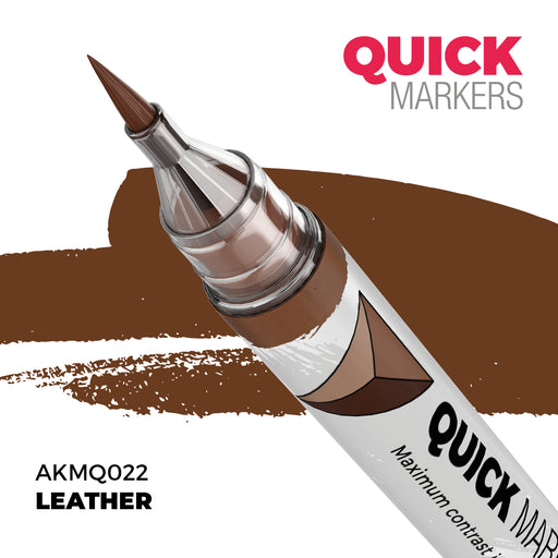 AK Interactive: Quick Markers - Leather Model Paints AK INTERACTIVE