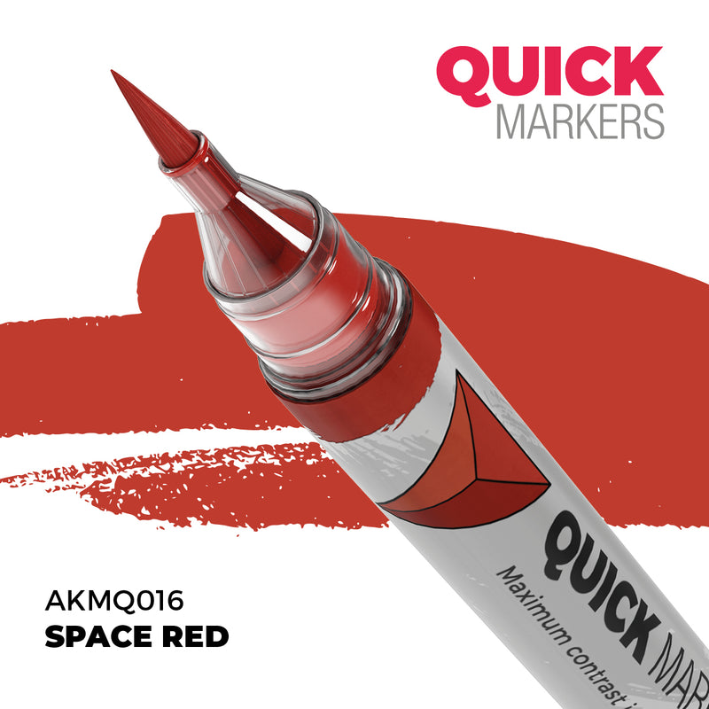 AK Interactive: Quick Markers - Space Red