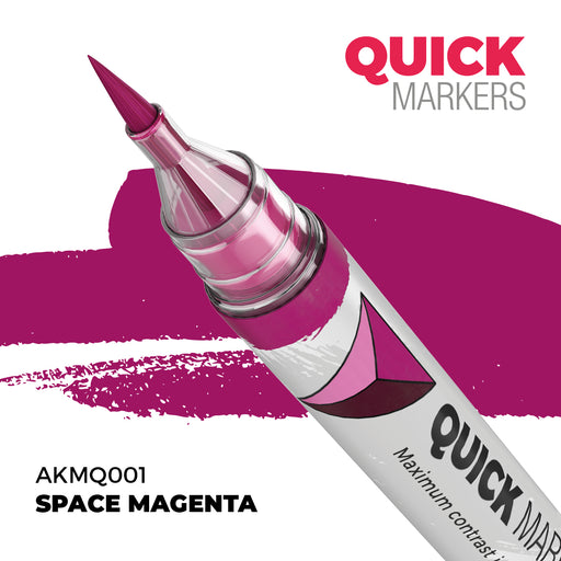 AK Interactive: Quick Markers - Space Magenta Model Paints AK INTERACTIVE