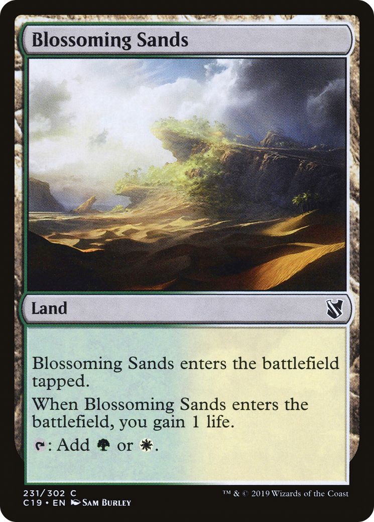 Blossoming Sands (C19-231) [Commander 2019] MTG Single Wizards of the Coast