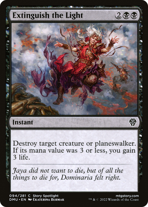 Extinguish the Light (DMU-094) [Dominaria United] MTG Single Wizards of the Coast