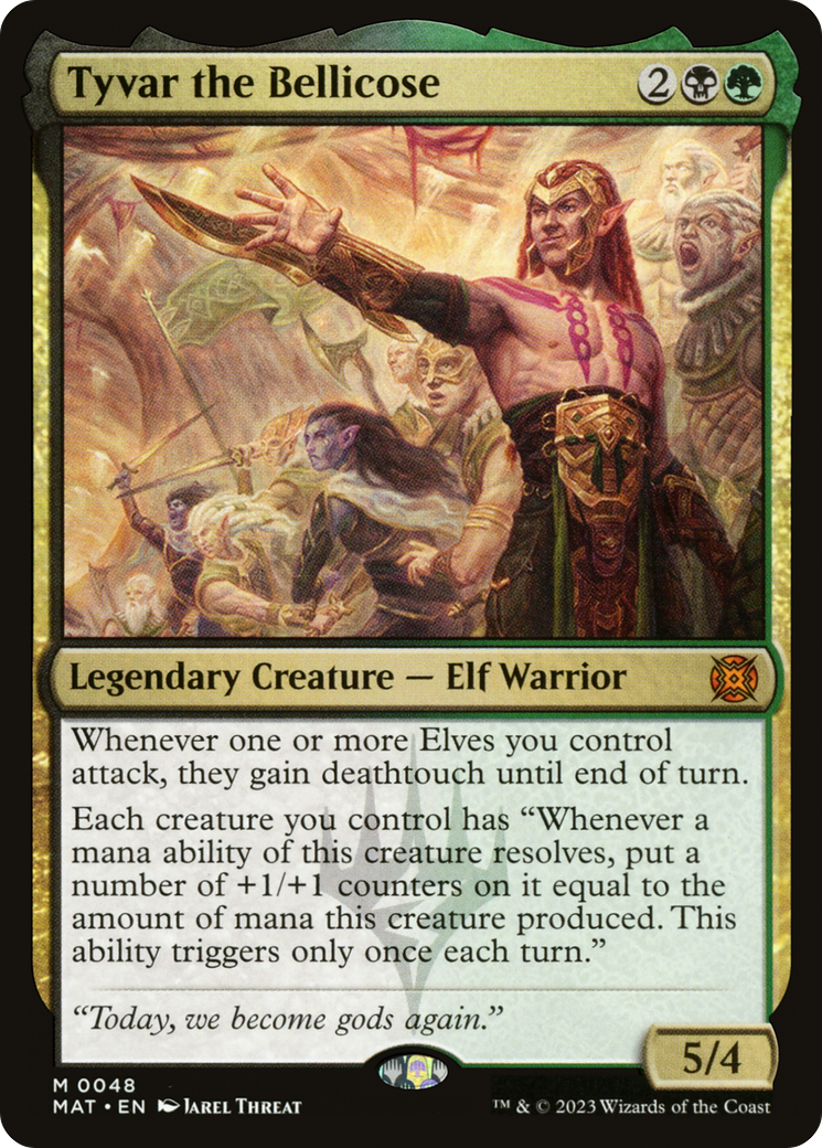 Tyvar the Bellicose (MAT-048) [March of the Machine: The Aftermath] Foil MTG Single Wizards of the Coast
