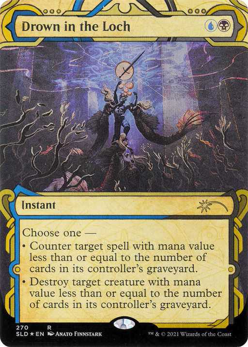Drown in the Loch (SLD-270) [Secret Lair] Drop (Showcase) MTG Single Wizards of the Coast