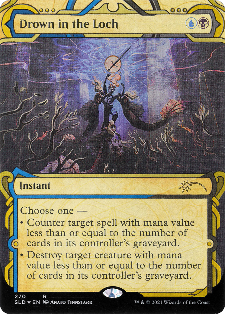Drown in the Loch (SLD-270) [Secret Lair] Drop (Showcase) MTG Single Wizards of the Coast