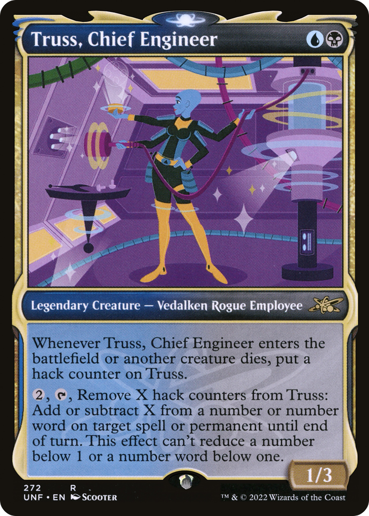 Truss, Chief Engineer (UNF-272) [Unfinity] (Showcase) MTG Single Wizards of the Coast