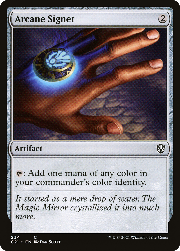Arcane Signet (C21-234) [Commander 2021] MTG Single Wizards of the Coast