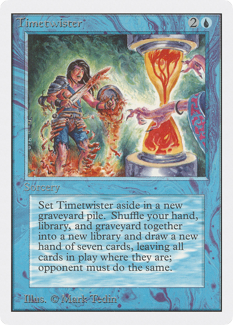 Timetwister (2ED-085) [Oldschool] Unlimited Edition MTG Single Wizards of the Coast
