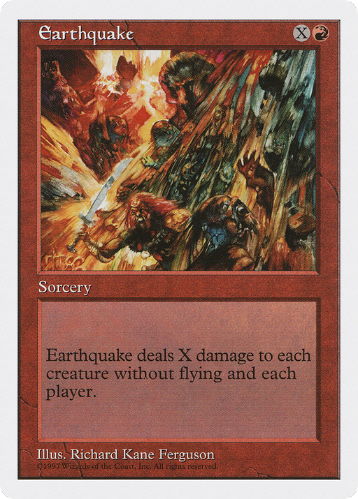 Earthquake (5ED-) [Fifth Edition] MTG Single Wizards of the Coast