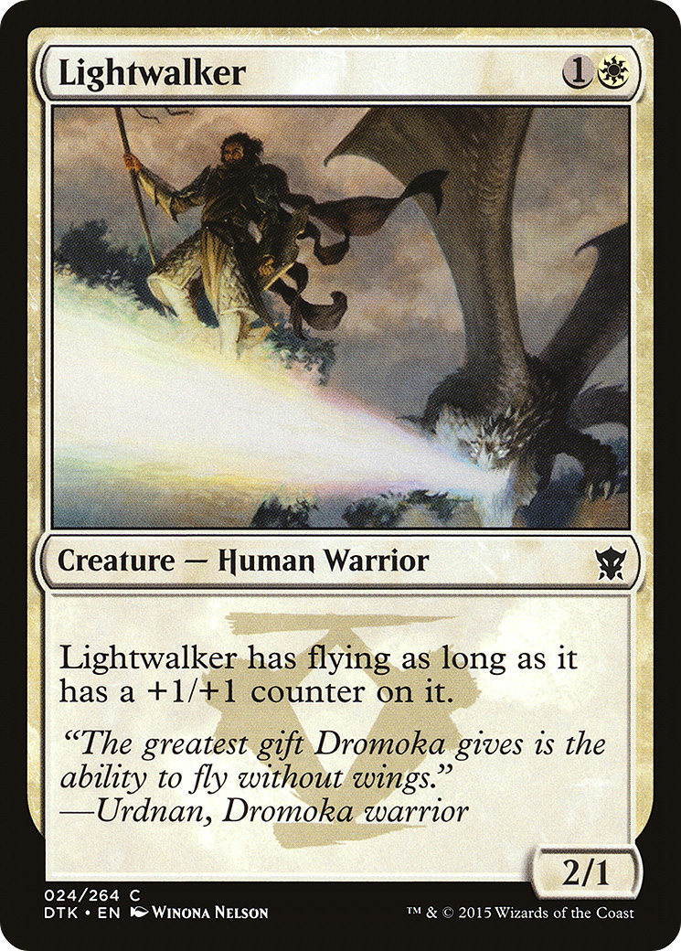 Lightwalker (DTK-024) [Dragons of Tarkir] Foil MTG Single Wizards of the Coast