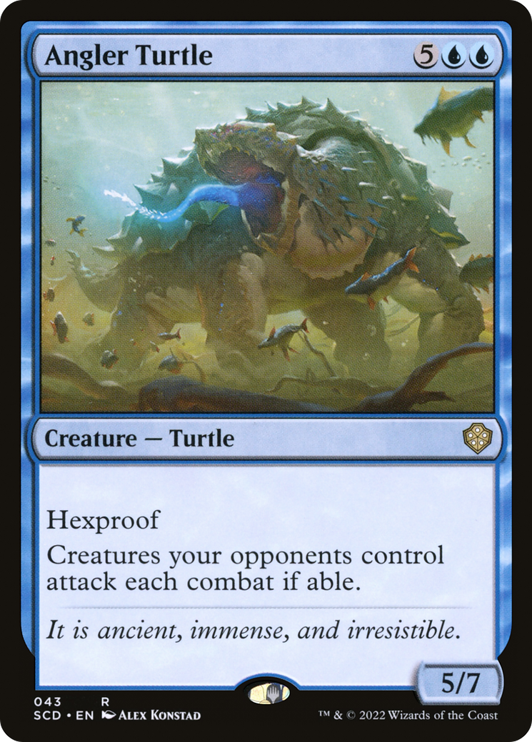 Angler Turtle (SCD-043) [Starter Commander Decks] MTG Single Wizards of the Coast