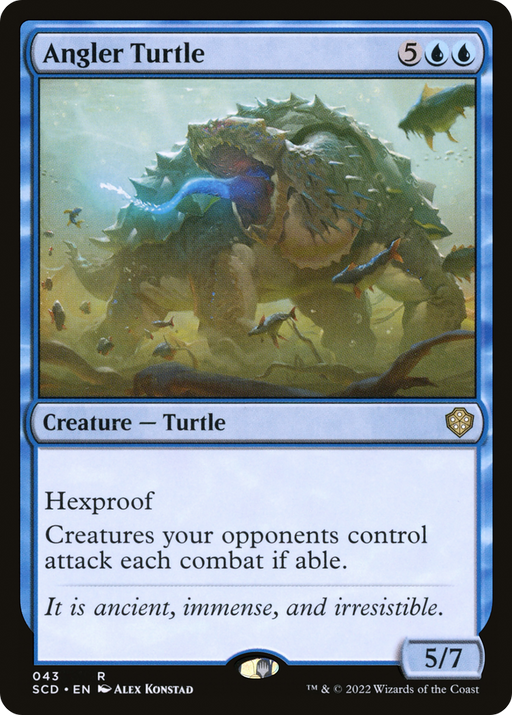 Angler Turtle (SCD-043) [Starter Commander Decks] MTG Single Wizards of the Coast
