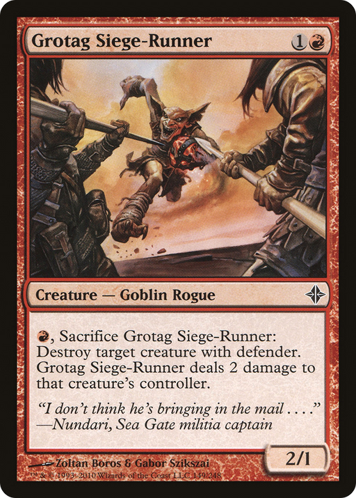 Grotag Siege-Runner (ROE-149) [Rise of the Eldrazi] MTG Single Wizards of the Coast