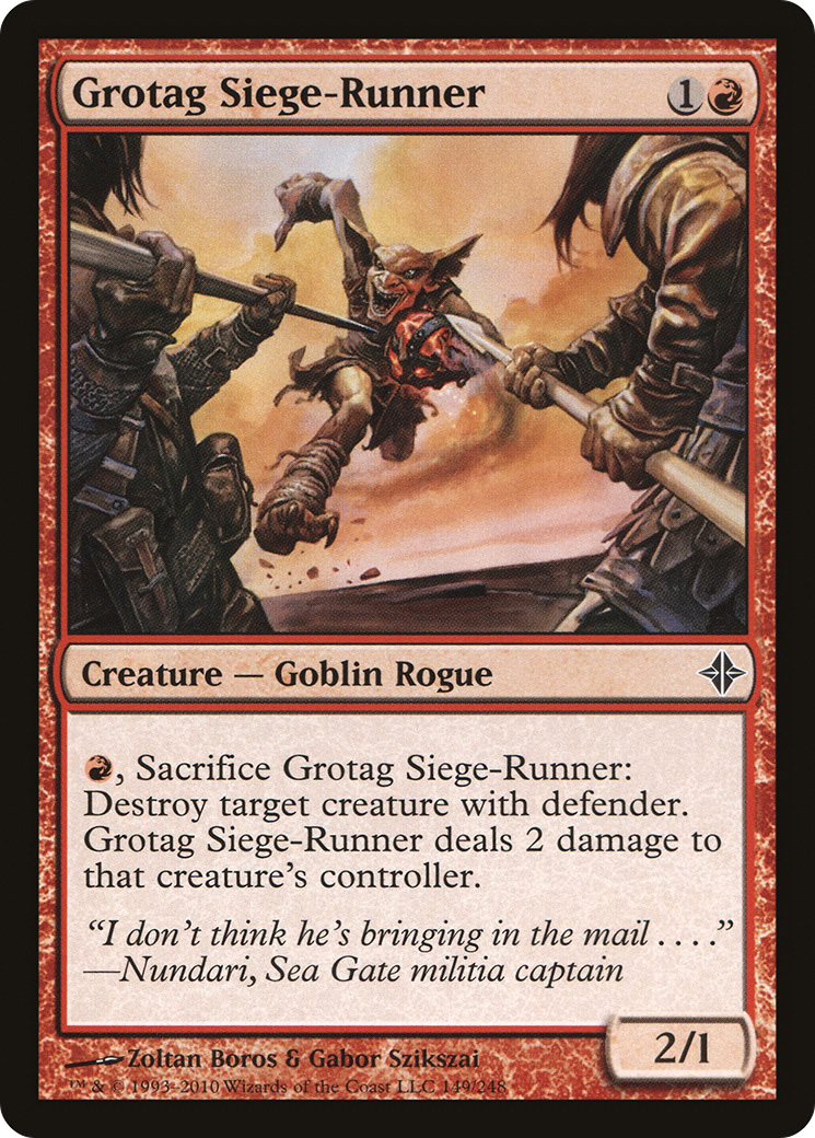 Grotag Siege-Runner (ROE-149) [Rise of the Eldrazi] Foil MTG Single Wizards of the Coast