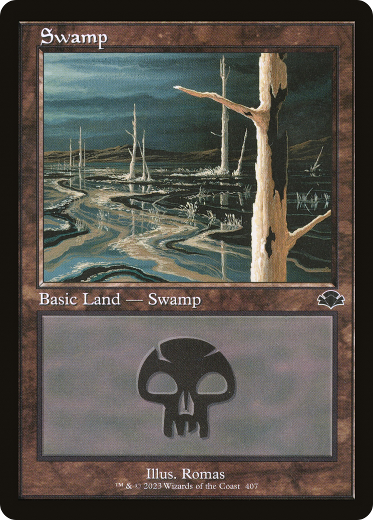 Swamp (407) (DMR-407) [Dominaria Remastered] MTG Single Wizards of the Coast