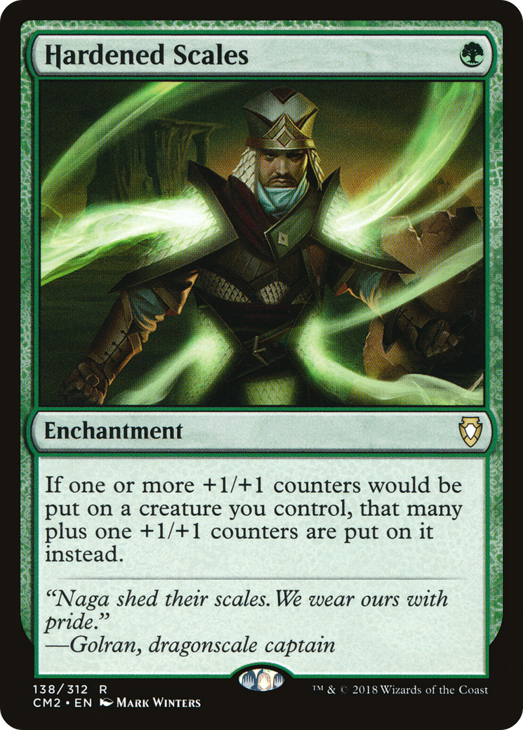 Hardened Scales (CM2-138) [Commander Anthology Volume II] MTG Single Wizards of the Coast
