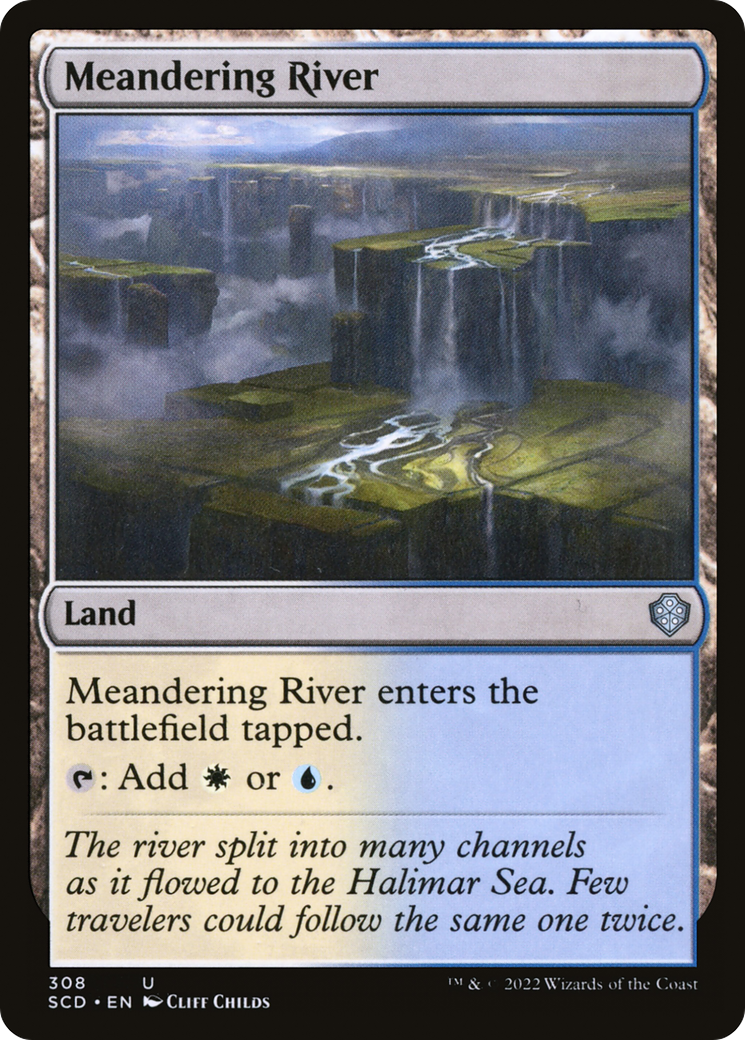 Meandering River (SCD-308) [Starter Commander Decks] MTG Single Wizards of the Coast