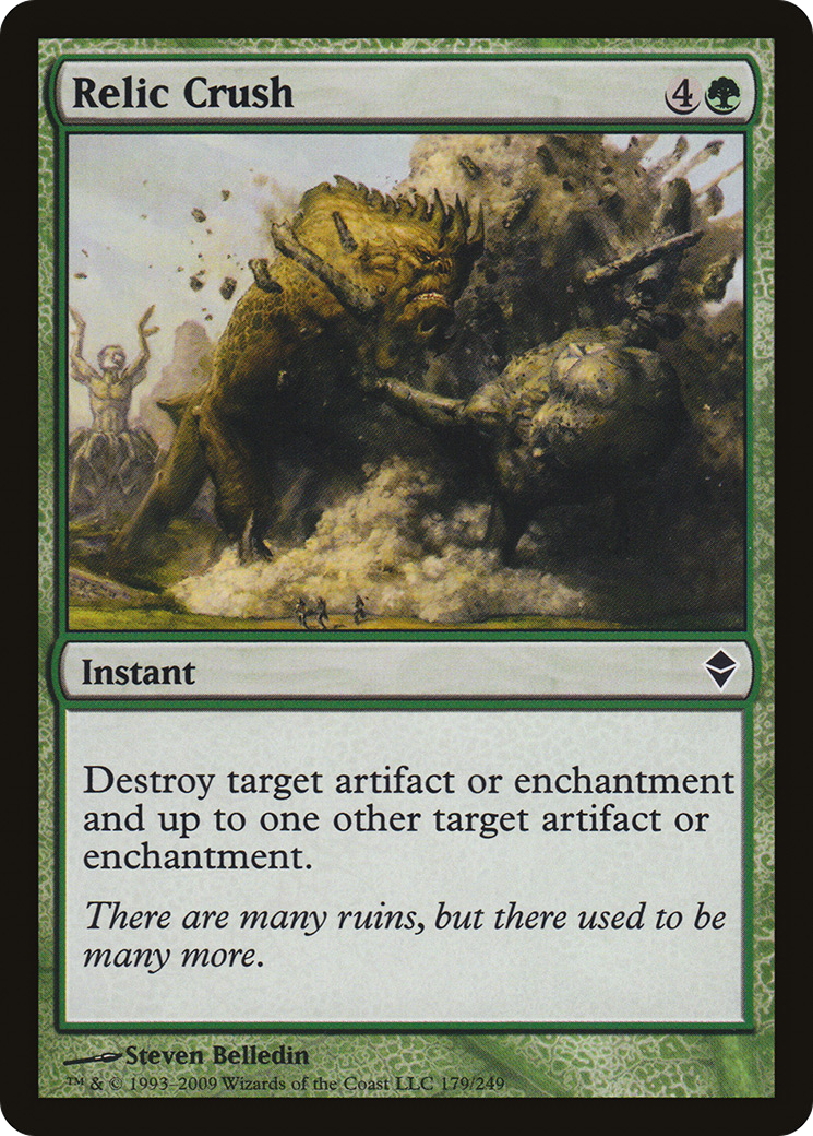 Relic Crush (ZEN-179) [Zendikar] Foil MTG Single Wizards of the Coast