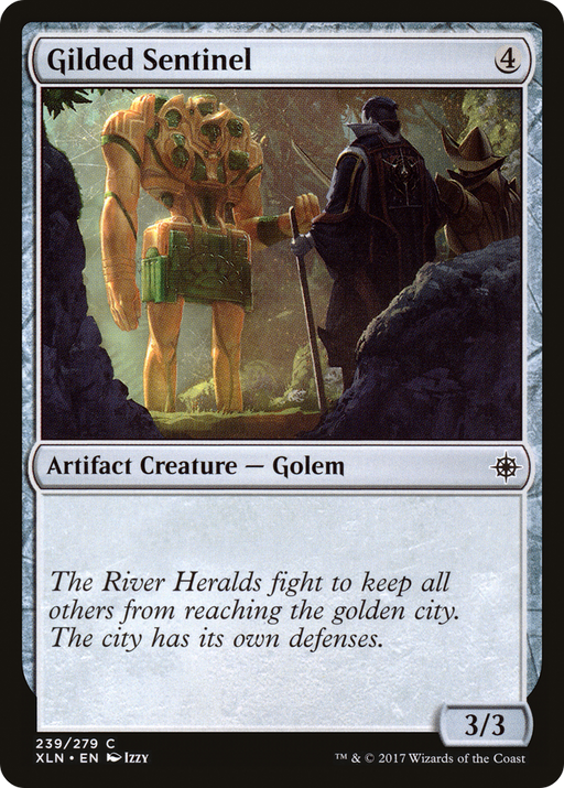 Gilded Sentinel (XLN-239) [Ixalan] MTG Single Wizards of the Coast
