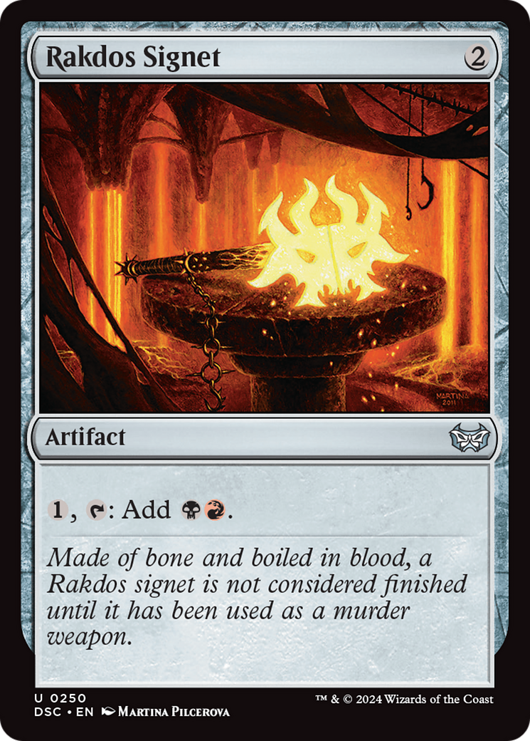 Rakdos Signet (DSC-250) [Duskmourn: House of Horror Commander] MTG Single Wizards of the Coast