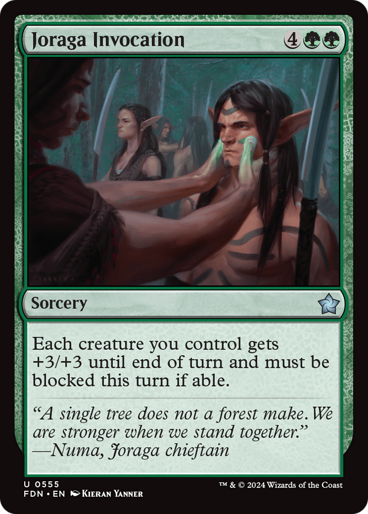 Joraga Invocation (FDN-555) [Foundations] MTG Single Wizards of the Coast
