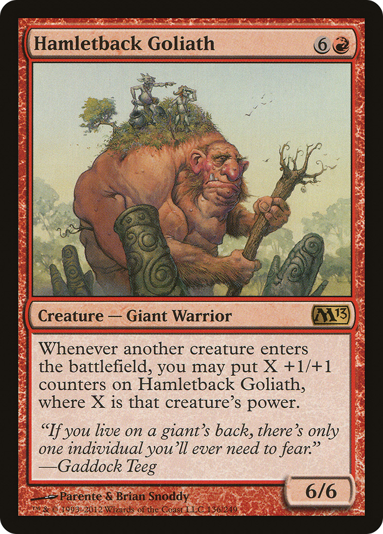 Hamletback Goliath (M13-136) [Magic 2013] MTG Single Wizards of the Coast