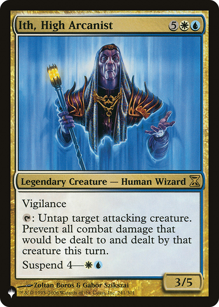 Ith, High Arcanist (LIST-TSP-241) [Mystery Booster] The List MTG Single Wizards of the Coast