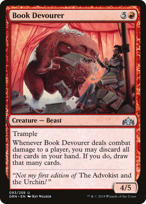 Book Devourer (GRN-093) [Guilds of Ravnica] MTG Single Wizards of the Coast