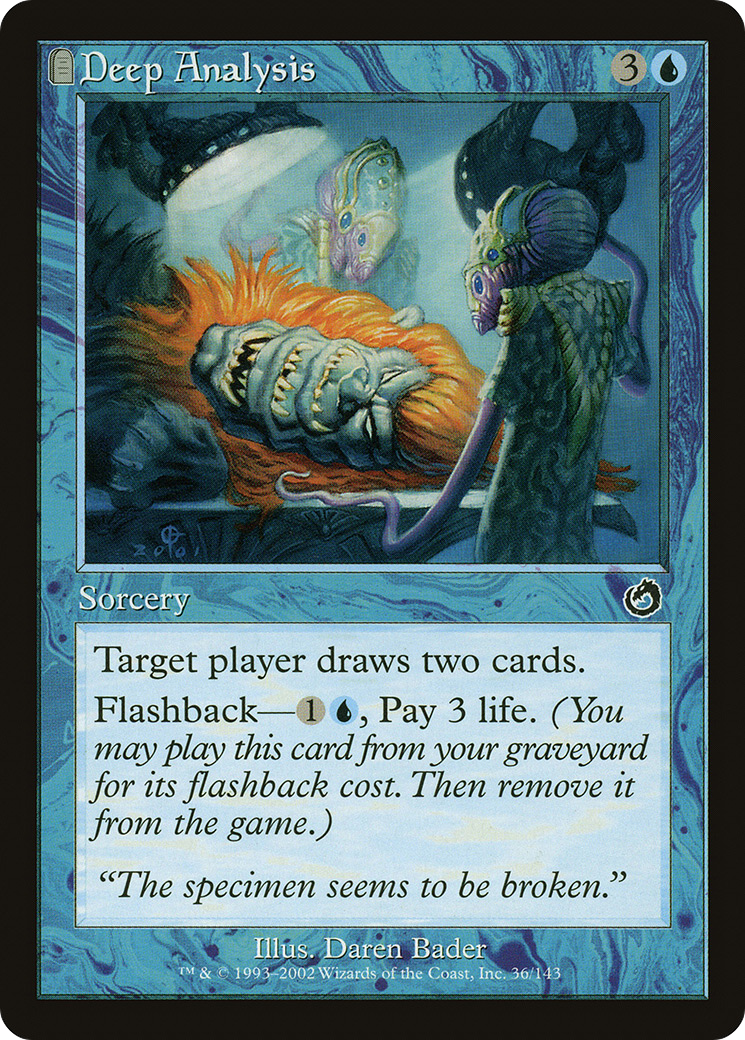Deep Analysis (TOR-036) [Torment] Foil MTG Single Wizards of the Coast