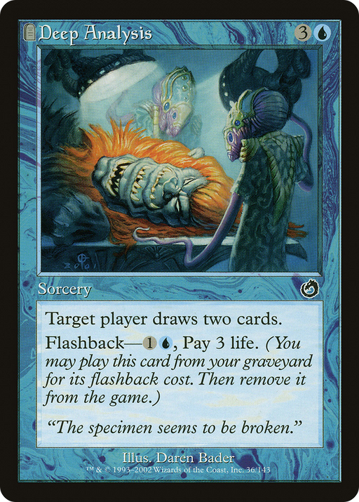 Deep Analysis (TOR-036) [Torment] MTG Single Wizards of the Coast