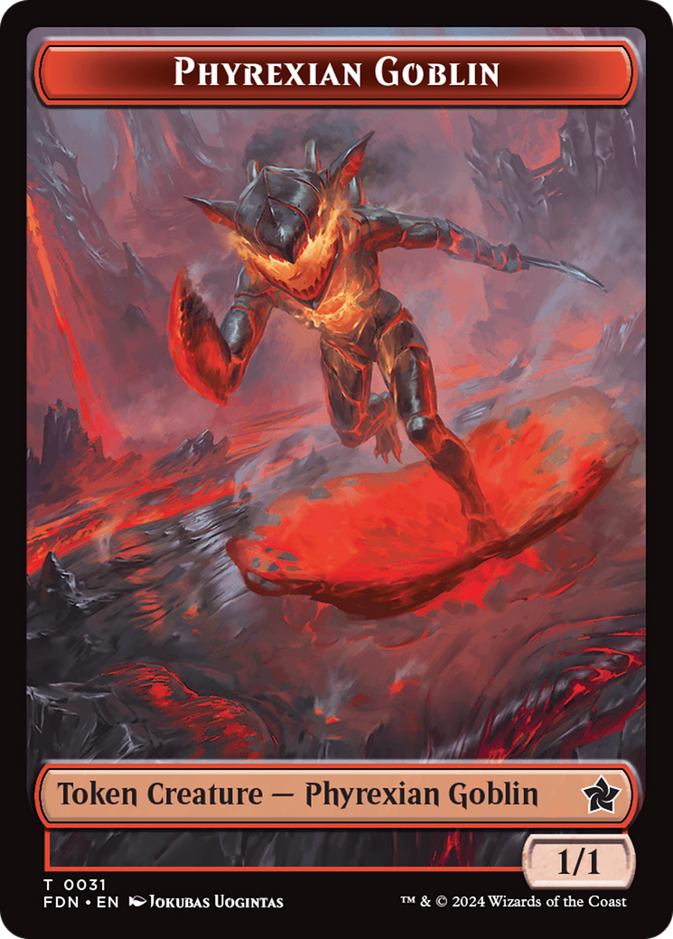 Phyrexian Goblin (TFDN-031) [Tokens] Foundations Tokens MTG Single Wizards of the Coast