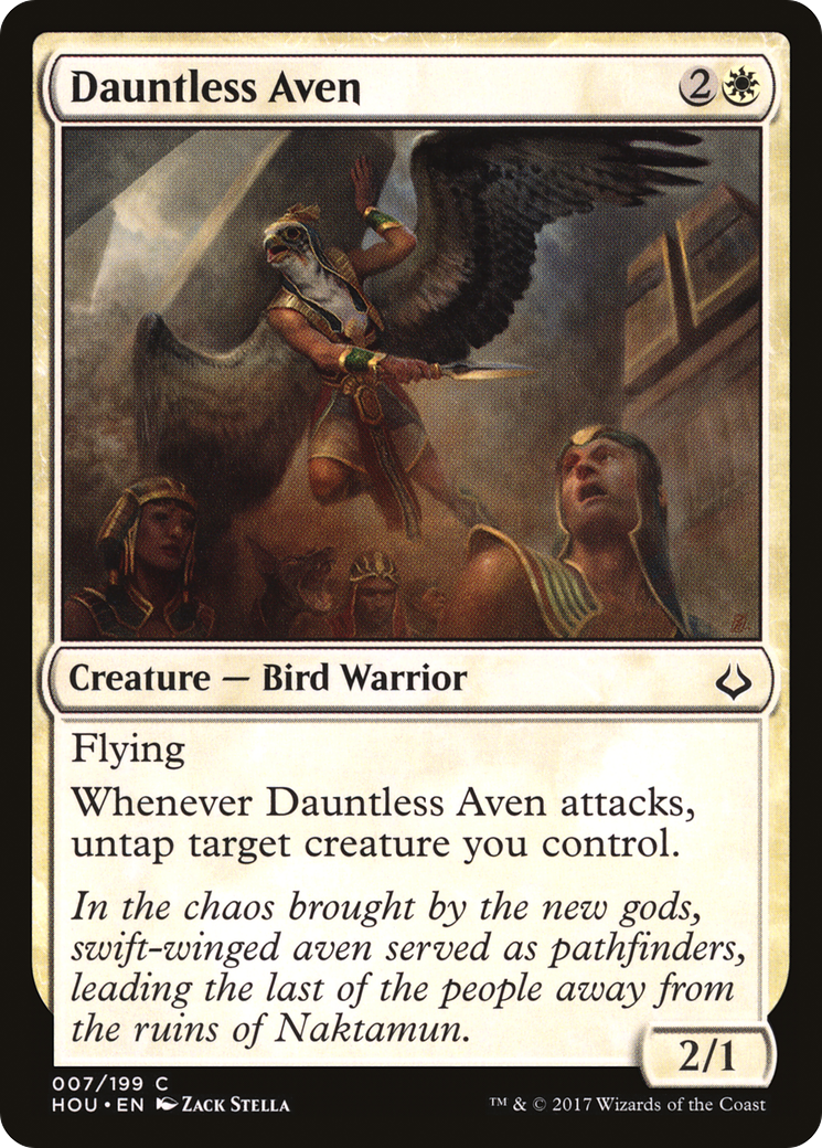 Dauntless Aven (HOU-007) [Hour of Devastation] Foil MTG Single Wizards of the Coast