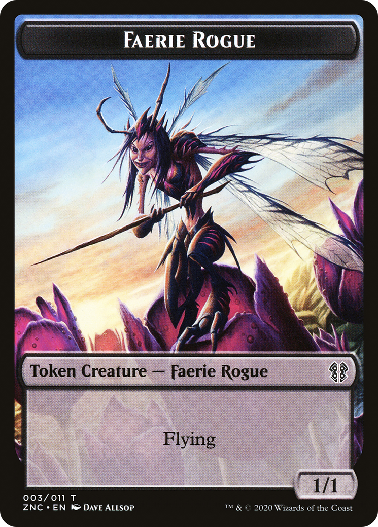 Faerie Rogue (TZNC-003) [Tokens] Zendikar Rising Commander Tokens MTG Single Wizards of the Coast