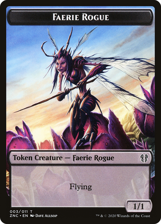 Faerie Rogue (TZNC-003) [Tokens] Zendikar Rising Commander Tokens MTG Single Wizards of the Coast