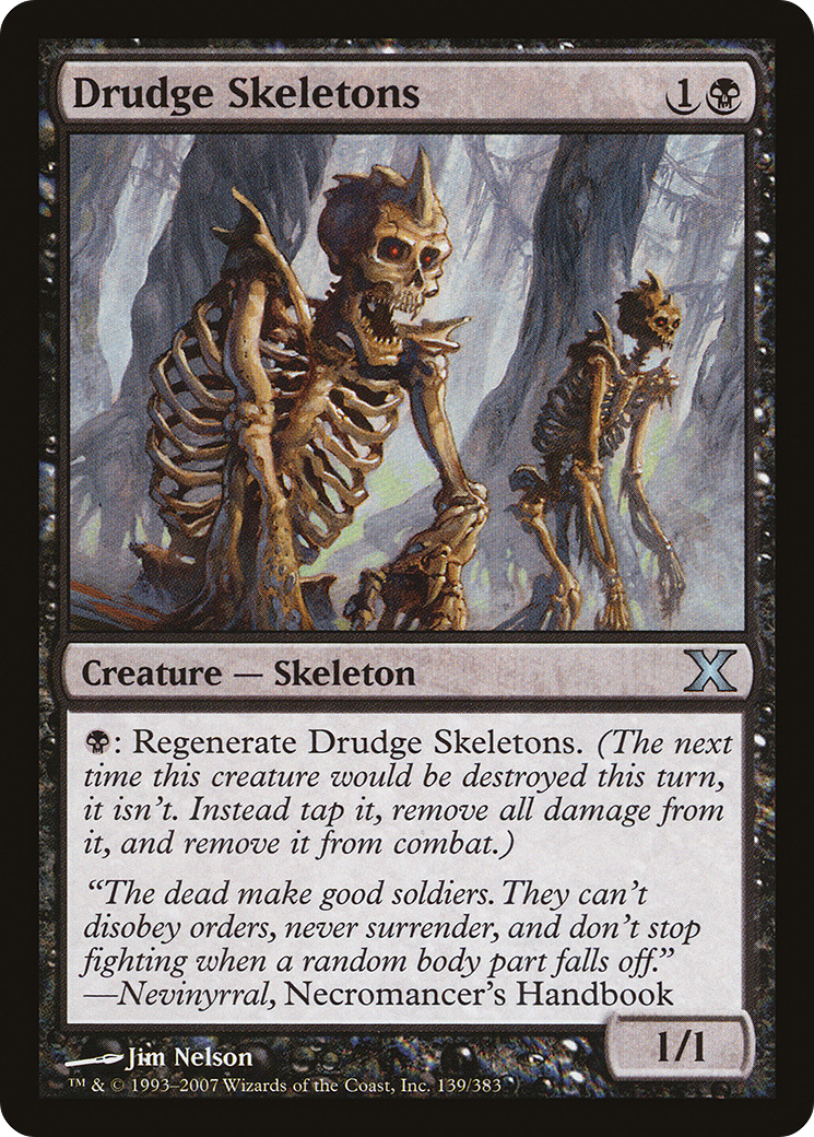 Drudge Skeletons (10E-139) [Tenth Edition] MTG Single Wizards of the Coast