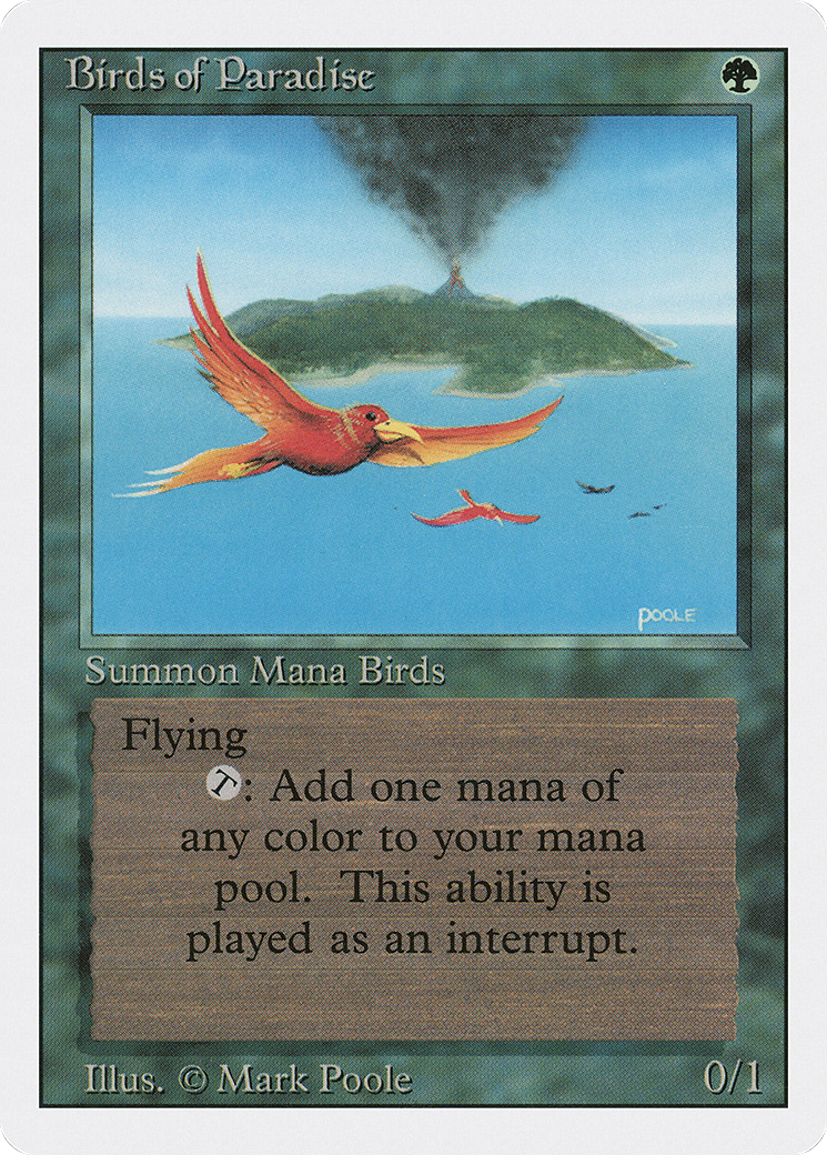 Birds of Paradise (3ED-) [Revised Edition] MTG Single Wizards of the Coast