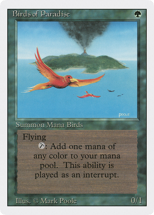 Birds of Paradise (3ED-) [Revised Edition] MTG Single Wizards of the Coast