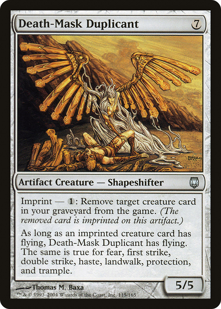 Death-Mask Duplicant (DST-115) [Darksteel] MTG Single Wizards of the Coast