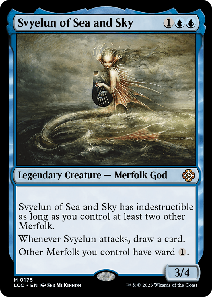 Svyelun of Sea and Sky (LCC-175) [The Lost Caverns of Ixalan Commander] MTG Single Wizards of the Coast