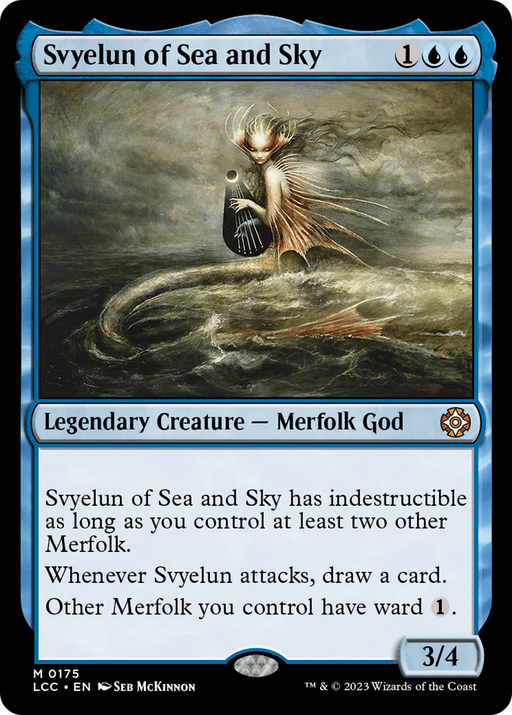 Svyelun of Sea and Sky (LCC-175) [The Lost Caverns of Ixalan Commander] MTG Single Wizards of the Coast