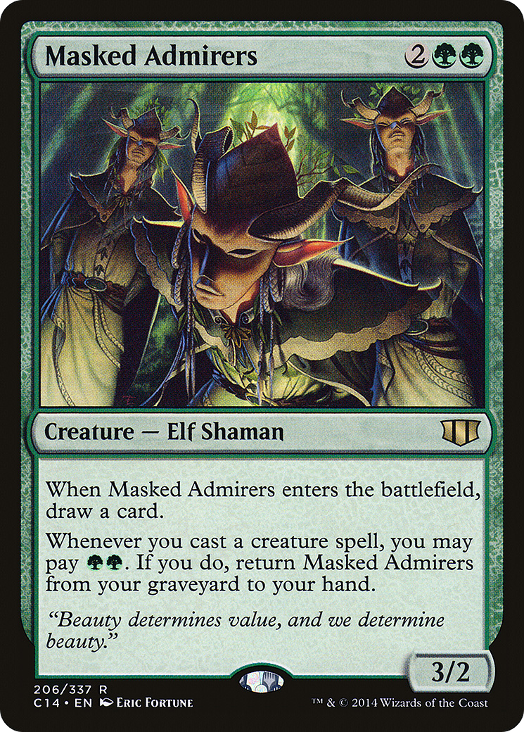Masked Admirers (C14-206) [Commander 2014] MTG Single Wizards of the Coast