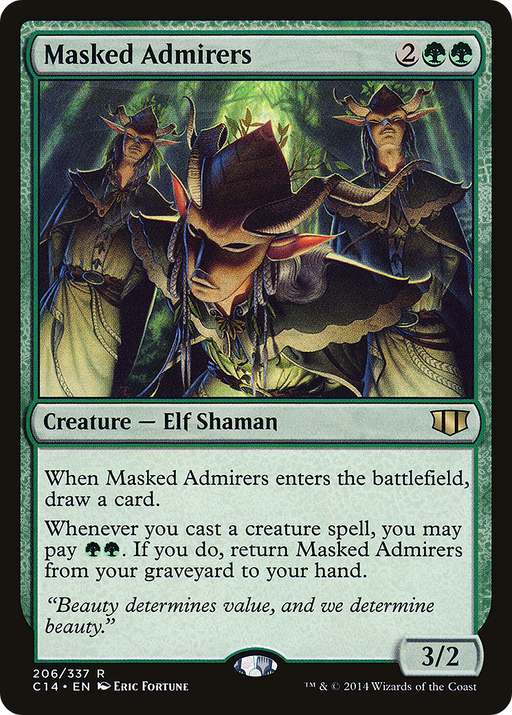 Masked Admirers (C14-206) [Commander 2014] MTG Single Wizards of the Coast