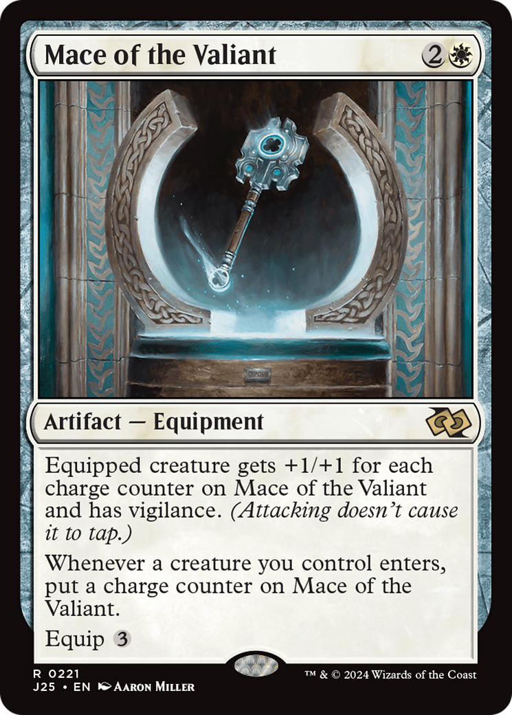 Mace of the Valiant (J25-221) [Foundations Jumpstart] MTG Single Wizards of the Coast