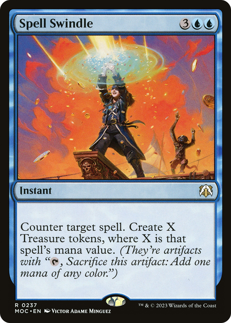 Spell Swindle (MOC-237) [March of the Machine Commander] MTG Single Wizards of the Coast
