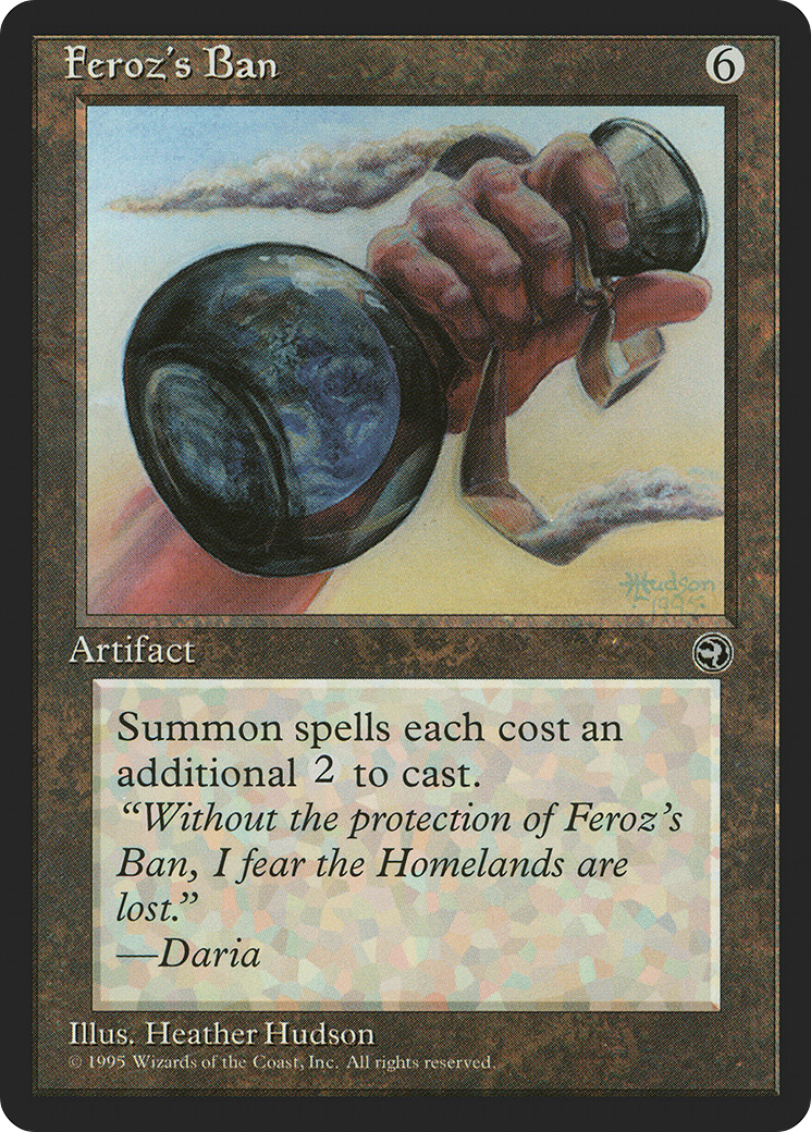 Feroz's Ban (HML-107) [Homelands] MTG Single Wizards of the Coast