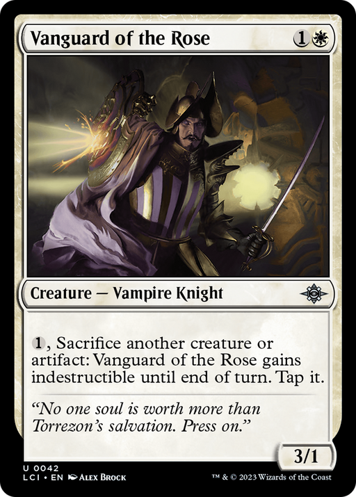 Vanguard of the Rose (LCI-042) [The Lost Caverns of Ixalan] Foil MTG Single Wizards of the Coast