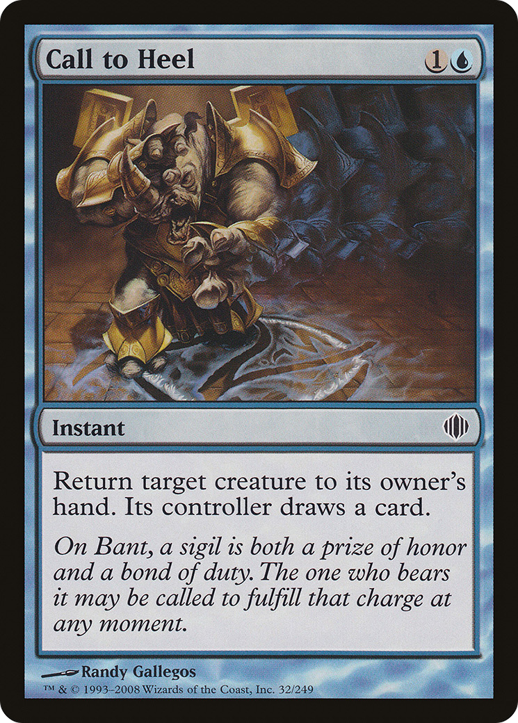 Call to Heel (ALA-032) [Shards of Alara] MTG Single Wizards of the Coast